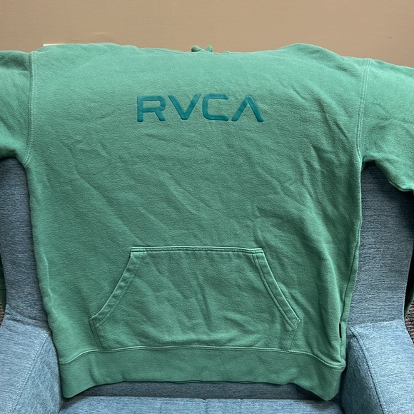 RVCA Green Hoodie, Size S - Picture 4 of 9